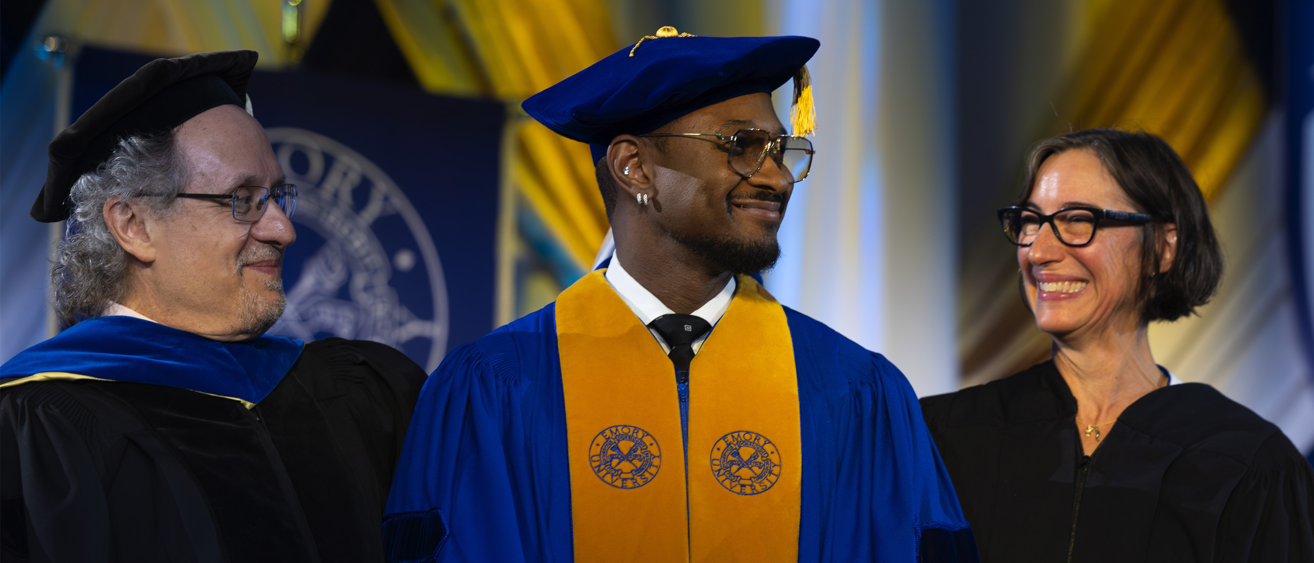 Usher at the 2025 Commencement ceremonies